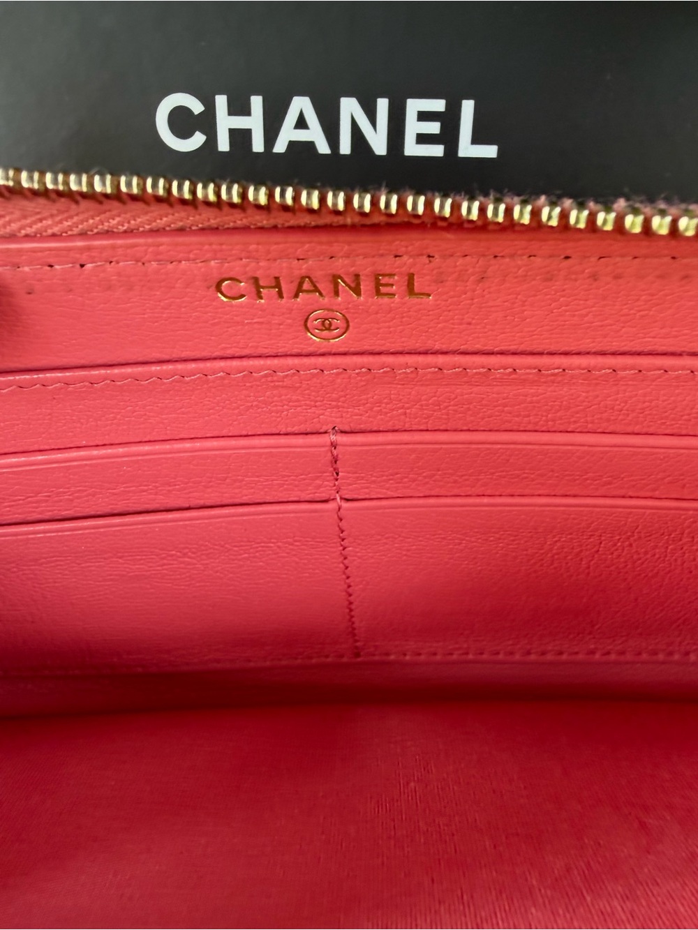 CHANEL Quilted LAMBSKIN TRICOLOR WITH DUSTBAG BOX COA CARD - Picture 8 of 12